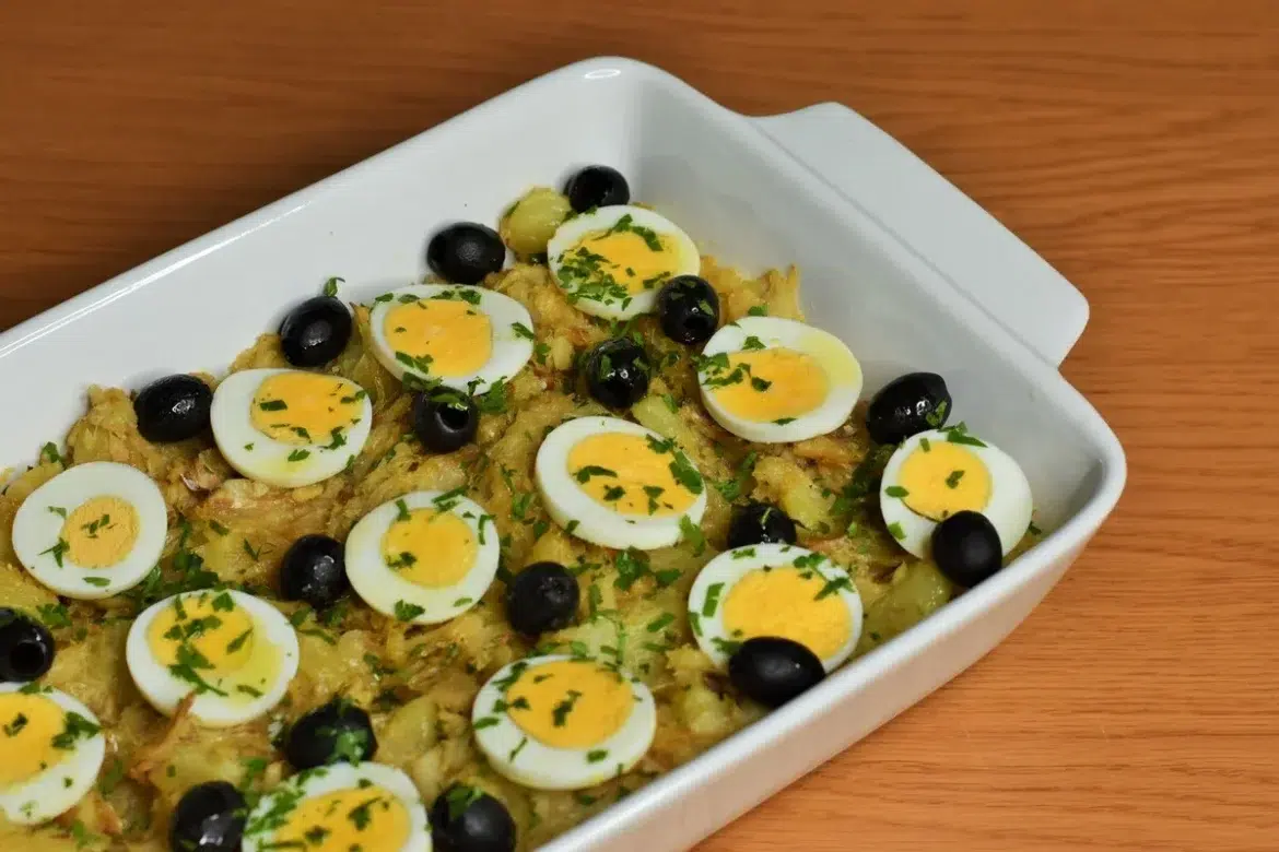 Receita de Bacalhau à Gomes de Sá
