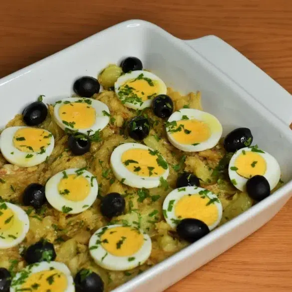 Receita de Bacalhau à Gomes de Sá